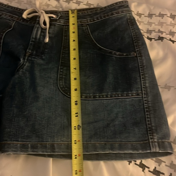 Old Navy Blue Jeans Drawstring Denim Shorts - Picture 10 of 10